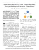 Proof of a conjectured 0-Rényi entropy inequality with applications to multipartite entanglement