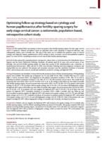 Optimising follow-up strategy based on cytology and human papillomavirus after fertility-sparing surgery for early stage cervical cancer