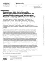 Establishment of the Dutch nationwide, interdisciplinary infrastructure and biobank for fundamental and translational ovarian cancer research