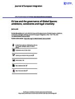 EU law and the governance of Global Spaces