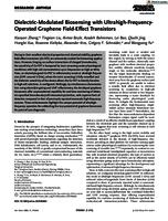 Dielectric-modulated biosensing with ultrahigh-frequency-operated graphene field-effect transistors