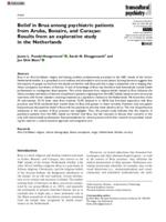 Belief in Brua among psychiatric patients from Aruba, Bonaire, and Curaçao