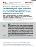 Short-term effects of sacubitril/valsartan therapy on myocardial oxygen consumption and energetic efficiency of cardiac work in heart failure with reduced ejection fraction
