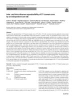 Inter- and intra-observer reproducibility of CT-Leaman score by an independent core lab