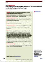 Estimated glomerular filtration rate, albuminuria, and adverse outcomes