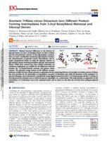 Anomeric triflates versus dioxanium ions