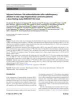 Adjuvant holmium-166 radioembolization after radiofrequency ablation in early-stage hepatocellular carcinoma patients