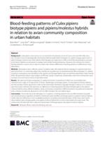 Blood-feeding patterns of Culex pipiens biotype pipiens and pipiens/molestus hybrids in relation to avian community composition in urban habitats