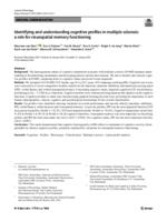 Identifying and understanding cognitive profiles in multiple sclerosis