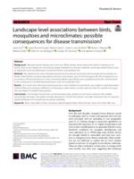 Landscape level associations between birds, mosquitoes and microclimates