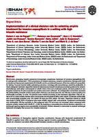 Implementation of a clinical decision rule for selecting empiric treatment for invasive aspergillosis in a setting with high triazole resistance