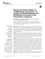 Design and implementation of "AugMedicine: lung cases"