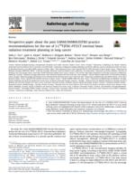 Perspective paper about the joint EANM/SNMMI/ESTRO practice recommendations for the use of 2-[18F]FDG-PET/CT external beam radiation treatment planning in lung cancer