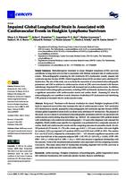 Impaired global longitudinal strain is associated with cardiovascular events in Hodgkin lymphoma survivors