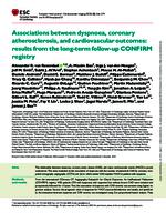 Associations between dyspnoea, coronary atherosclerosis, and cardiovascular outcomes