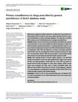 Primary nonadherence to drugs prescribed by general practitioners