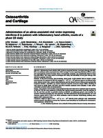 Administration of an adeno-associated viral vector expressing interferon-β in patients with inflammatory hand arthritis, results of a phase I/II study