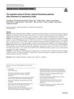 The cognitive status of chronic subdural hematoma patients after treatment