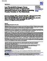 Low-threshold-for-surgery versus primarily-conservative treatment for odontoid fractures in the elderly