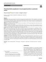 Thromboembolic prophylaxis in neurosurgical practice