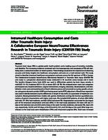 Intramural healthcare consumption and costs after traumatic brain injury