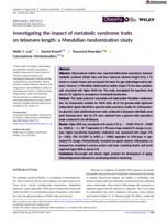 Investigating the impact of metabolic syndrome traits on telomere length