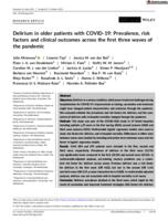 Delirium in older patients with COVID-19