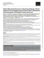 Patient-reported outcomes of accelerated aging