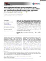 Mitochondrial dysfunction in NPC1-deficiency is not rescued by drugs targeting the glucosylceramidase GBA2 and the cholesterol-binding proteins TSPO and StARD1