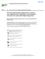 Direct-to-patient digital diagnostics in primary care