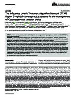 The Infectious Uveitis Treatment Algorithm Network (TITAN) report 2