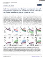 Early liver complications after allogeneic haematopoietic stem cell transplantation in patients with myelofibrosis