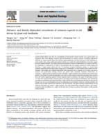 Distance- and density-dependent recruitment of common ragwort is not driven by plant-soil feedbacks