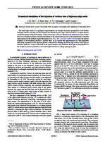 Dynamical simulation of the injection of vortices into a Majorana edge mode