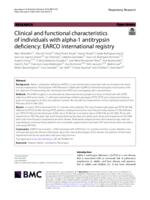 Clinical and functional characteristics of individuals with alpha-1 antitrypsin deficiency