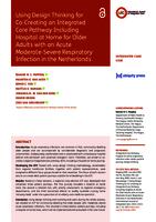 Using design thinking for co-creating an integrated care pathway including hospital at home for older adults with an acute moderate-severe respiratory infection in the Netherlands