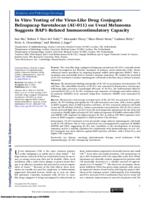 In vitro testing of the virus-like drug conjugate belzupacap sarotalocan (AU-011) on uveal melanoma suggests BAP1-related immunostimulatory capacity