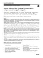 Diagnostic performance of an algorithm for automated collateral scoring on computed tomography angiography