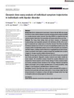Dynamic time warp analysis of individual symptom trajectories in individuals with bipolar disorder