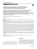 EFAS/EAN survey on the influence of the COVID-19 pandemic on European clinical autonomic education and research