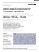 Variation in seizure risk increases from antiseizure medication withdrawal among patients with well-controlled epilepsy