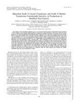 Rhizobial nodL O-acetyl transferase and NodS N-methyl transferase functionally interfere in production of modified nod factors