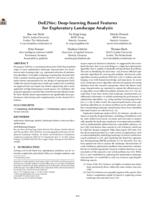 DoE2Vec: deep-learning based features for exploratory landscape analysis