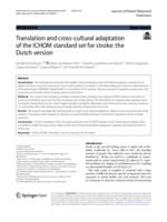 Translation and cross-cultural adaptation of the ICHOM standard set for stroke