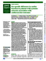 Sex-specific difference in cardiac function in patients with systemic sclerosis