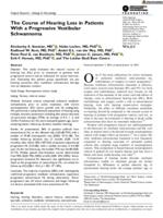 The course of hearing loss in patients with a progressive vestibular schwannoma