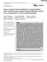 Impact of region of interest definition on visual stimulation-based cerebral vascular reactivity functional MRI with a special focus on applications in cerebral amyloid angiopathy