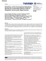 Guidelines of the International Headache Society for controlled clinical trials in idiopathic intracranial hypertension