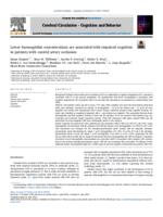 Lower haemoglobin concentrations are associated with impaired cognition in patients with carotid artery occlusion