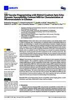 MR vascular fingerprinting with hybrid gradient-spin echo dynamic susceptibility contrast MRI for characterization of microvasculature in gliomas